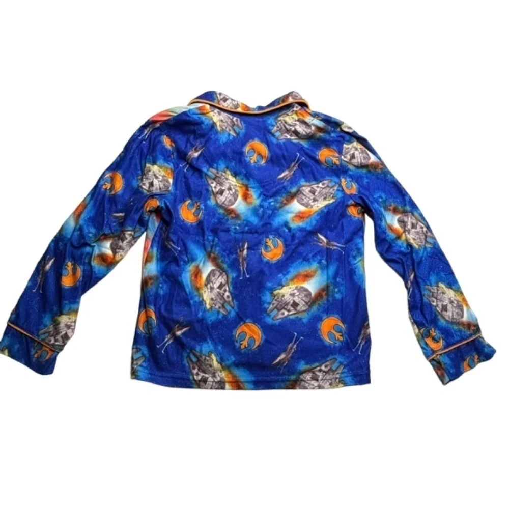 Star Wars Boys Pajama Set Size 8 Top and Bottom